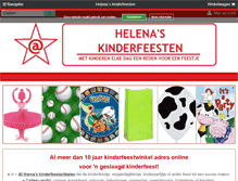 Tablet Screenshot of helenaskinderfeesten.nl